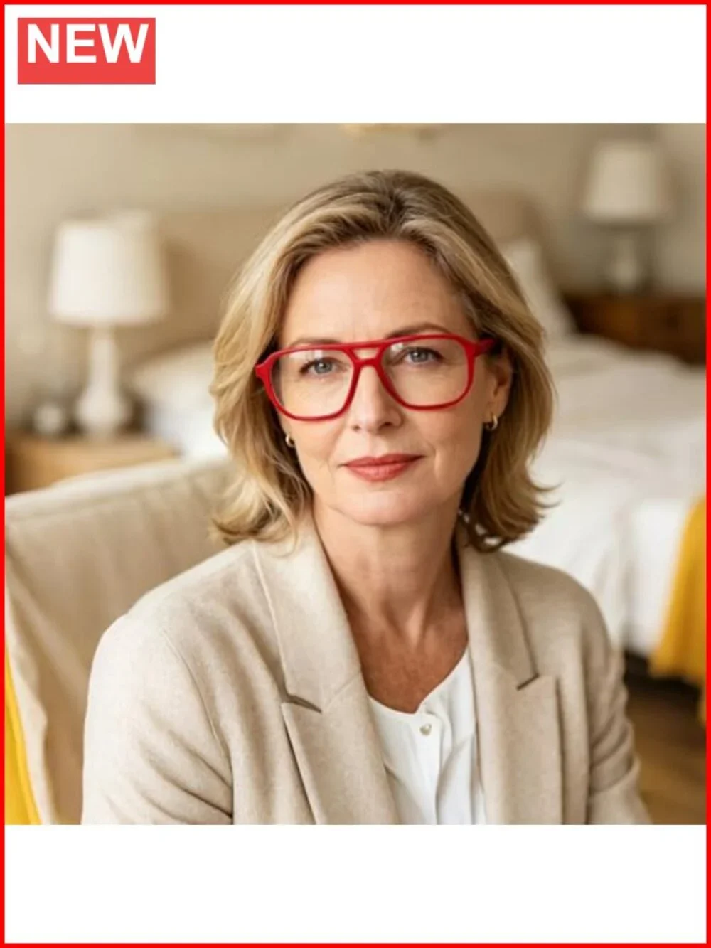 Retro Aviator Reading Glasses with Blue Light Protection Spring Hinge